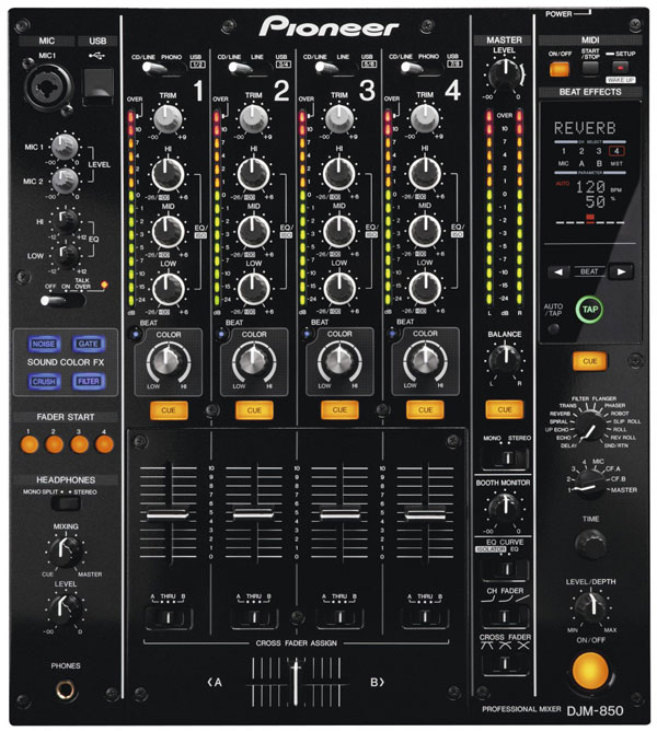 Unser Pioneer-DJM-850 im Ballhaus Walzerlinksgestrickt Berlin